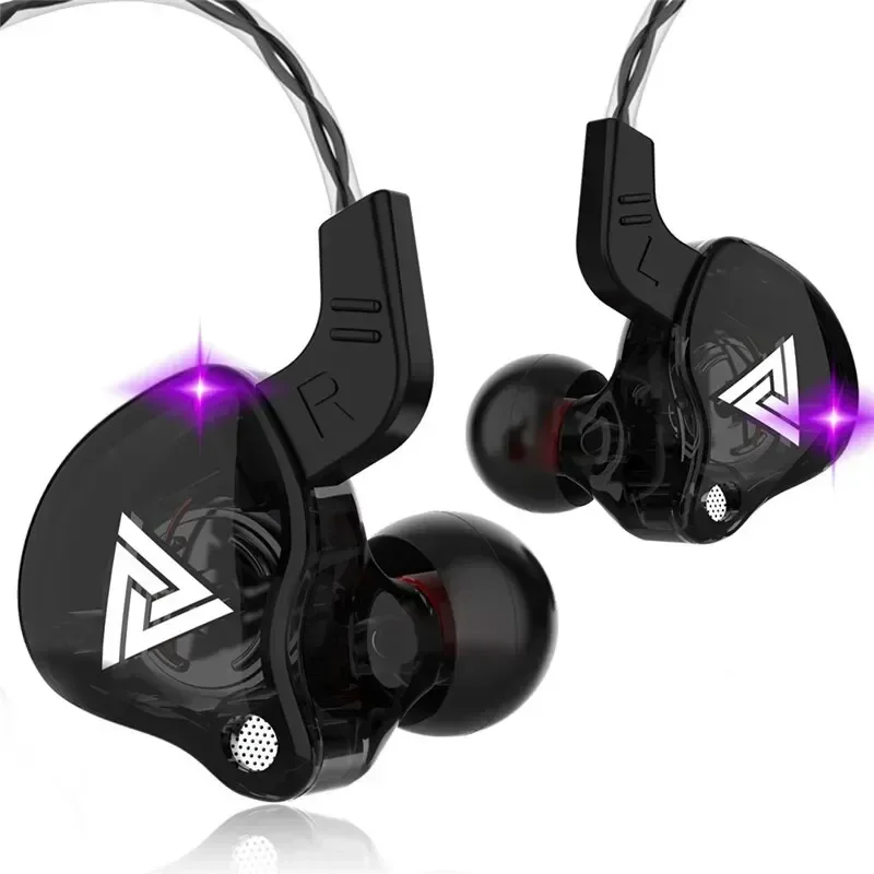 Wired Earphone Mic - Originale QKZ AK6 Driver in rame