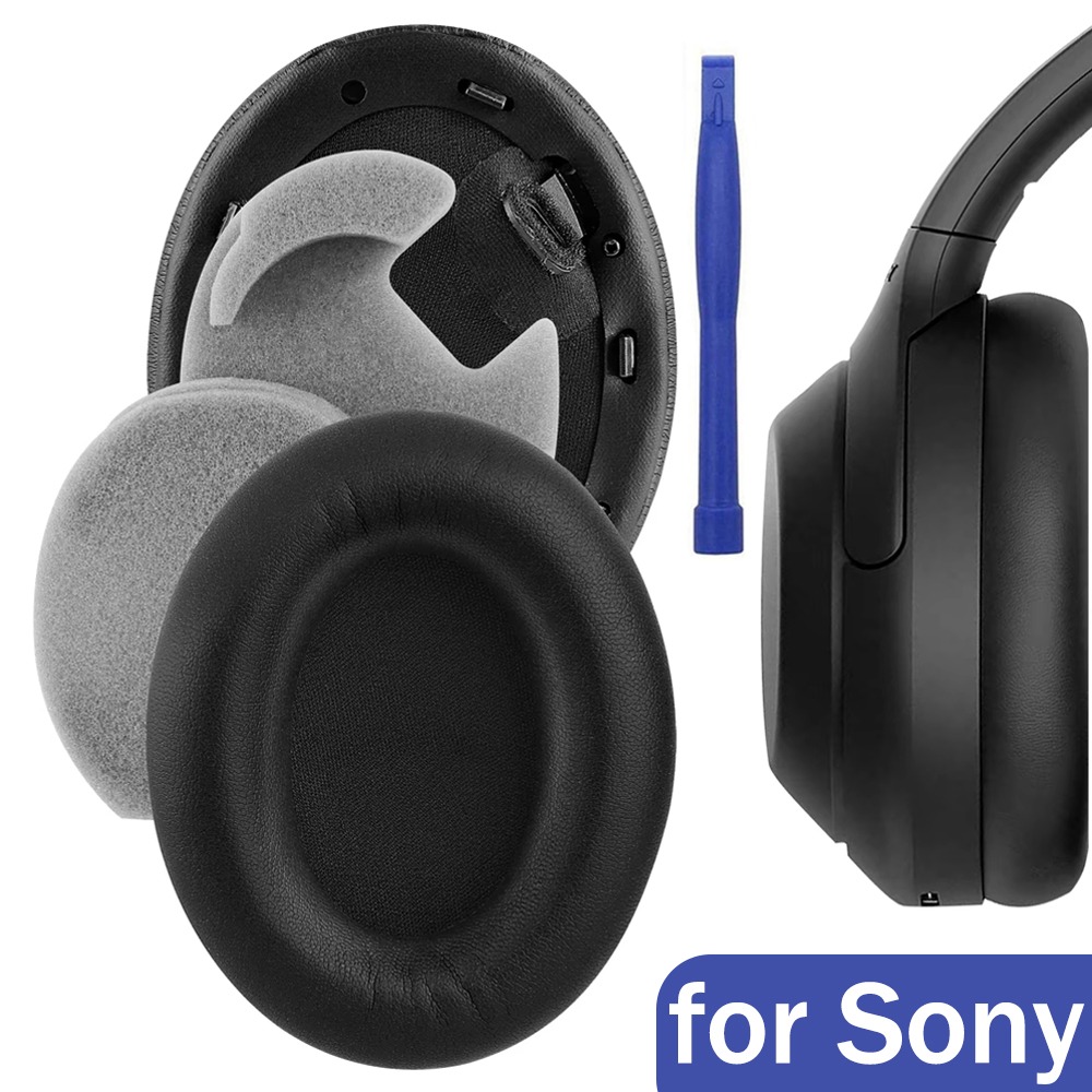 Sony Headphone Wh-1000Xm5 - Cuscinetti Auricolari di Ricambio in Pelle