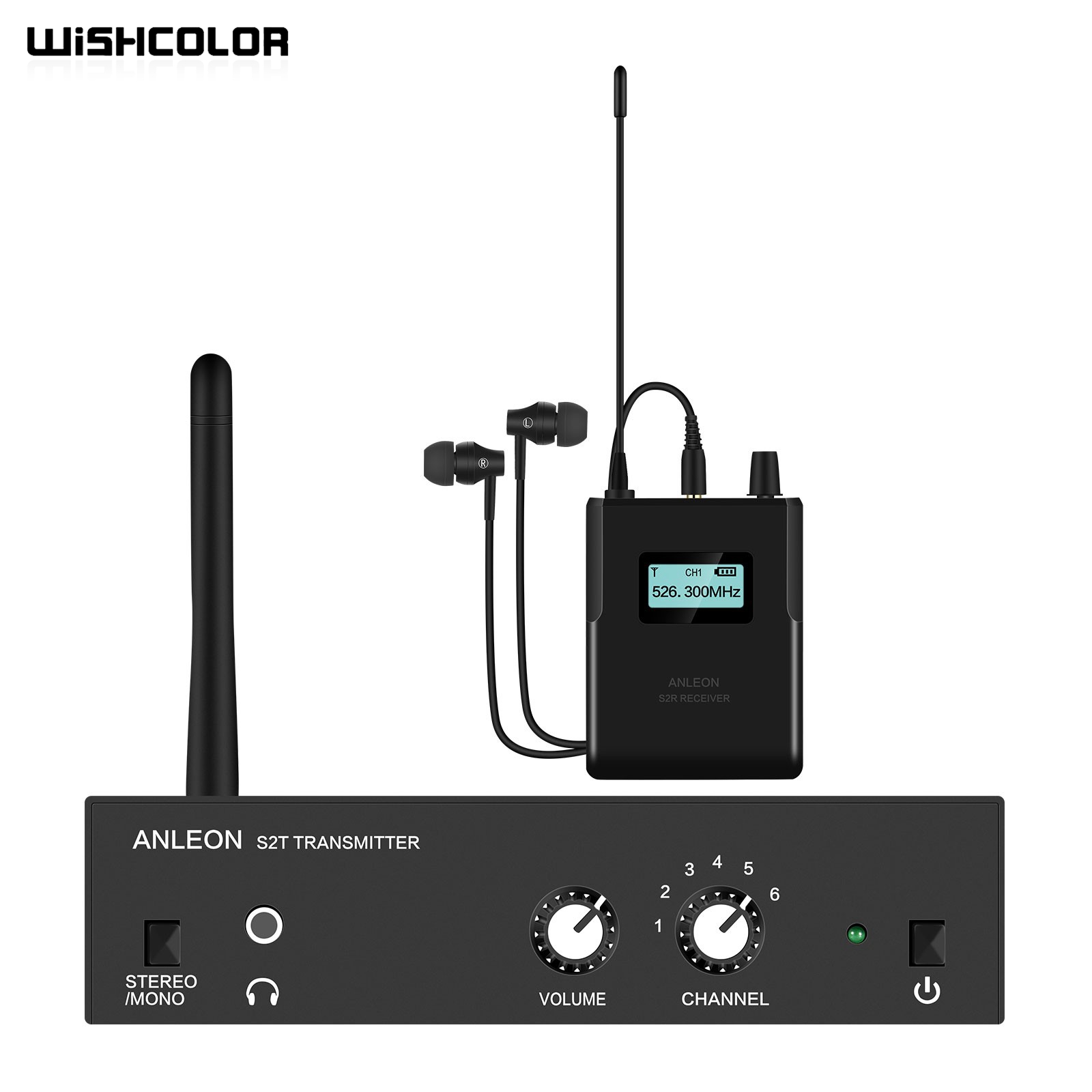 In Ear Monitor Iem - Wishcolor ANLEON S2 526-535MHz sistema di