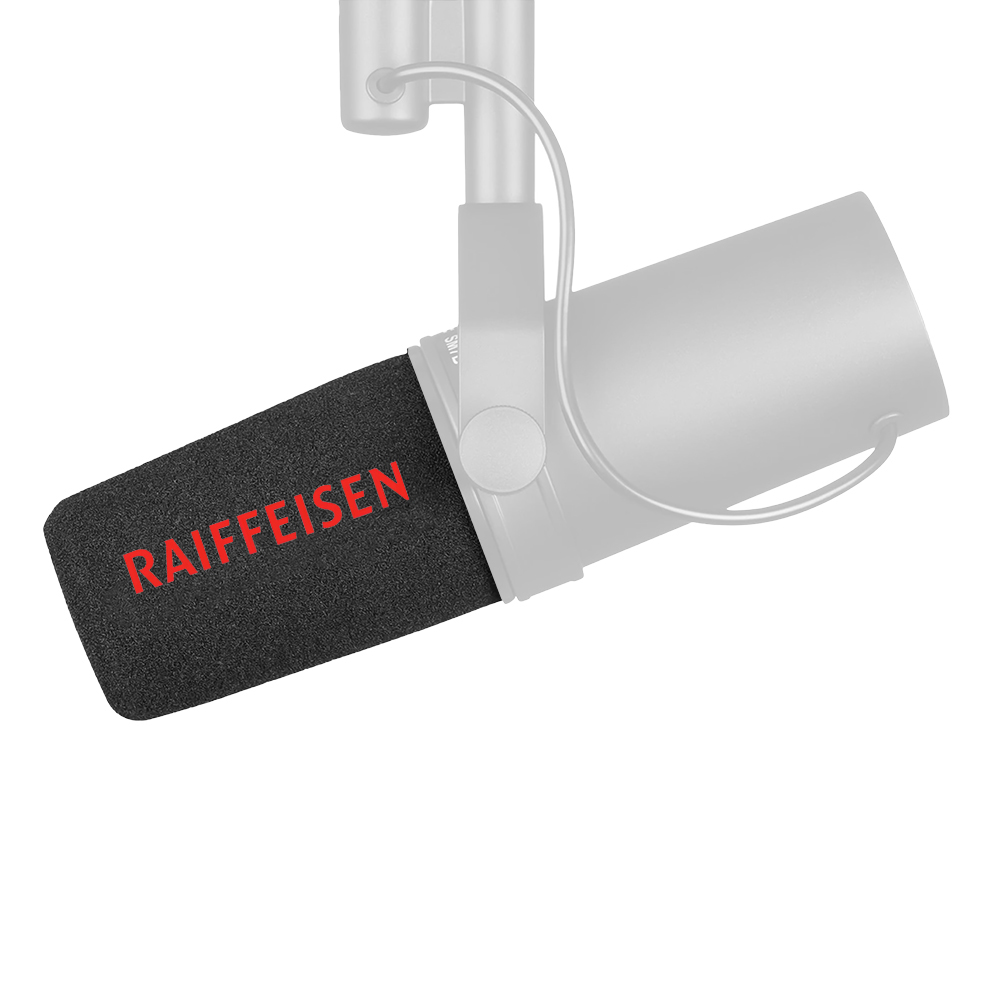 Filtro Pop Dead Cat Logo perso - Shure Mic Sm7B recensione e prezzo