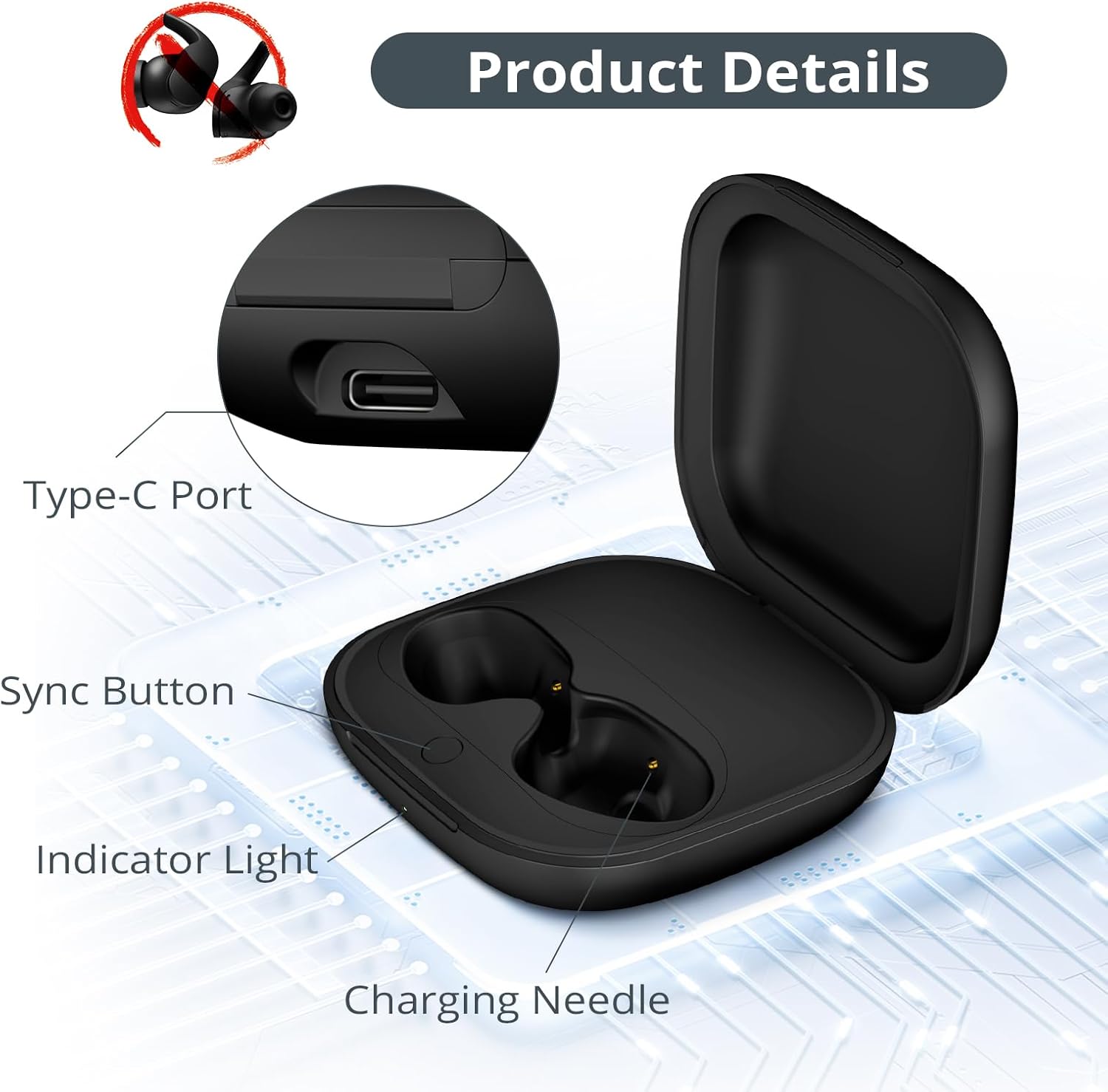 Custodia di ricambio per la ri - Earbuds Charging Case recensione e prezzo