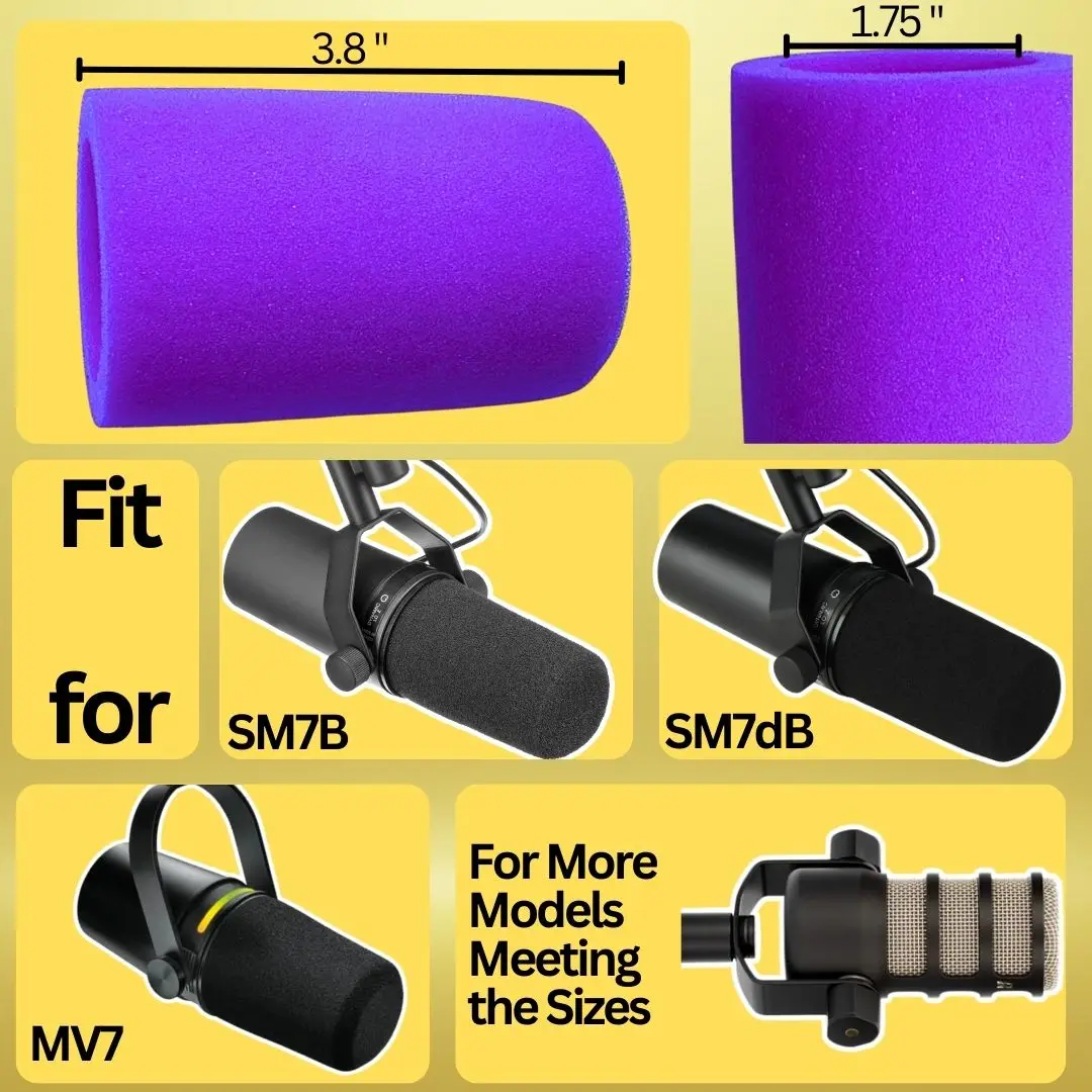 Filtro antivento per microfono - Shure Mic Sm7B recensione e prezzo